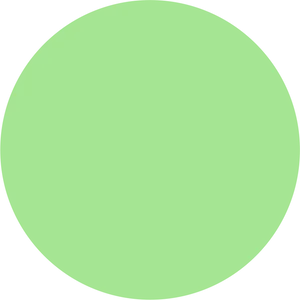 Solid Green Circle Graphic PNG