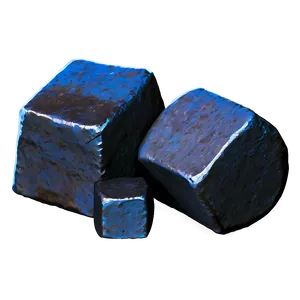 Solid Iron Ore Cubes PNG 23 PNG