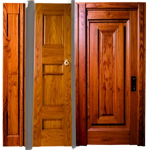 Solid Oak Door PNG 06292024