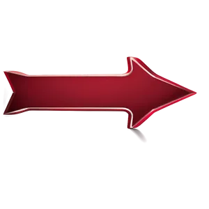 Solid Red Arrow Png 06132024 PNG image