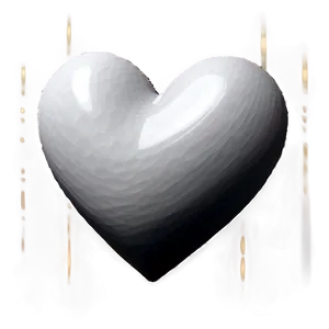 Solid White Heart Png 05232024 PNG image