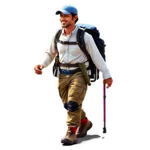 Solo Hiker Png 06262024 PNG image