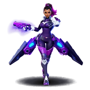 Sombra Overwatch Character Png 06242024 PNG image