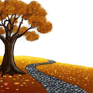 Sombre Autumn Path PNG 8 PNG