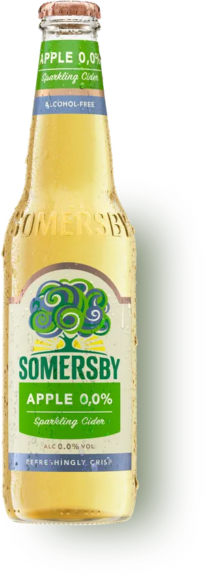 Somersby Non Alcoholic Sparkling Cider Bottle PNG image