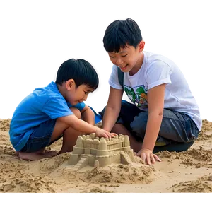 Son Building Sandcastle PNG 42 PNG