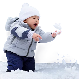 Son Playing In Snow Png Ils PNG image