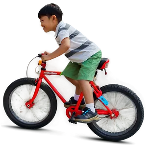 Son Riding Bicycle PNG 06242024
