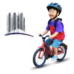 Son Riding Bicycle Png 19 PNG image