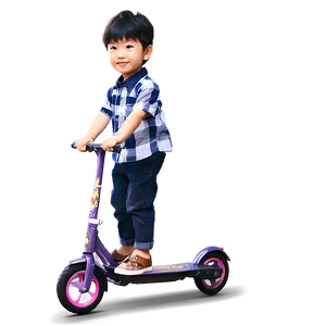 Son Riding Scooter PNG 28 PNG