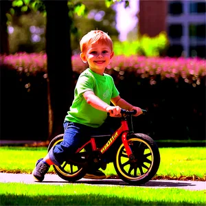 Son's First Bike Ride PNG Xuo60 PNG