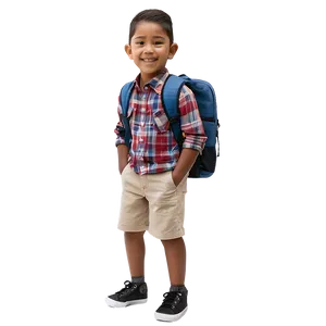 Son's First Day Of School PNG 82