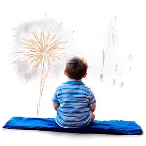 Son Watching Fireworks Png 25 PNG image