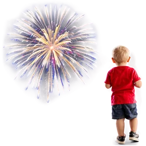 Son Watching Fireworks PNG Avm29 PNG