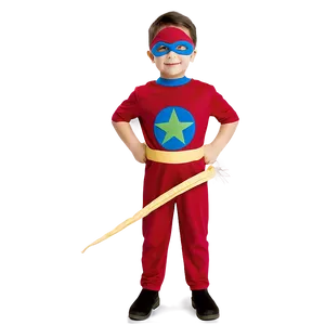 Son Wearing Superhero Costume Png 42 PNG image