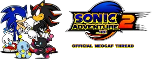 Sonic Adventure2 Game Characters Banner PNG image