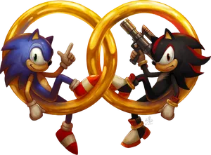 Sonic_and_ Shadow_ Rings_of_ Friendship PNG image