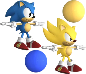 Sonic_and_ Super_ Sonic_ Poses