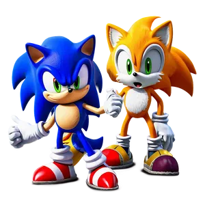 Sonic And Tails Adventure PNG 89