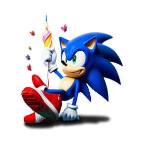 Sonic Birthday C PNG image