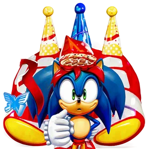 Sonic Birthday Party Menu Png 06132024 PNG image