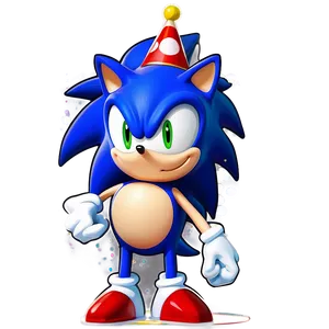 Sonic Birthday Scene Setter Png 06132024 PNG image