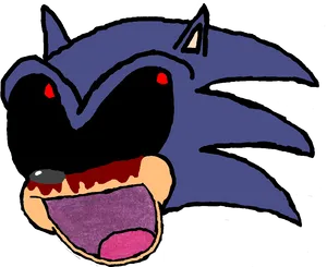 Sonic Exe_ Creepy Fan Art.png PNG image