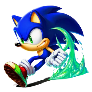 Sonic In Green Hill Zone PNG Jim