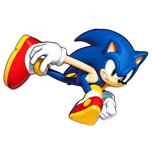 Sonic Running Pose PNG 3