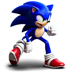 Sonic Running Pose PNG Bja