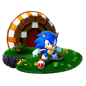 Sonic's Green Hill Zone PNG Pvx