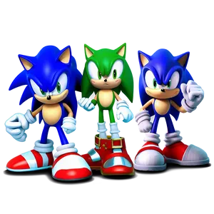 Sonic Series Characters Png 06132024 PNG image