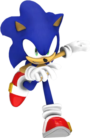 Sonic The Hedgehog Classic Pose PNG image