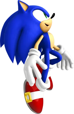 Sonic The Hedgehog Classic Pose PNG image