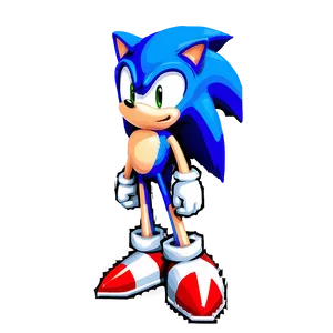 Sonic The Hedgehog Pixel Art PNG Ckc27
