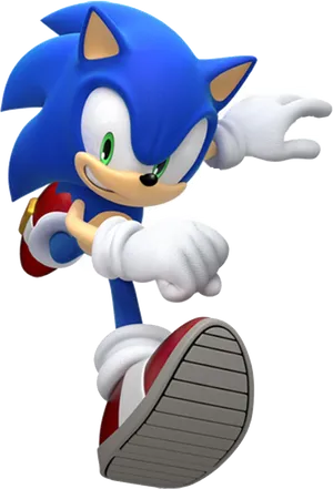 Sonic The Hedgehog Running Pose