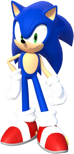 Sonic The Hedgehog Standing Pose