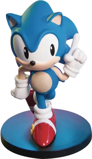 Sonic The Hedgehog Statue PNG image