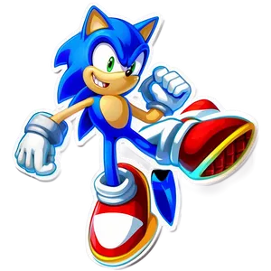 Sonic The Hedgehog Stickers PNG 9