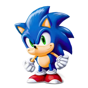 Sonic The Hedgehog Winter Theme PNG Miq PNG
