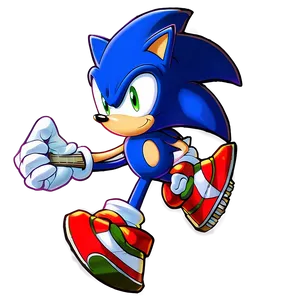 Sonic The Hedgehog With Guitar PNG Tra