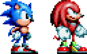Sonicand Knuckles Pixel Art
