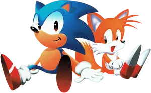 Sonicand Tails Classic Pose