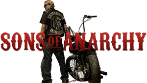 Sonsof Anarchy Motorcycleand Logo PNG image