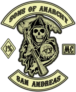 Sonsof Anarchy San Andreas Logo PNG image