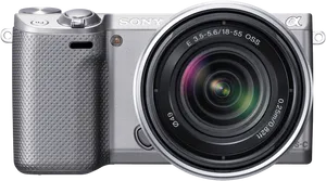 Sony Alpha Mirrorless Camera PNG image