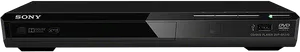 Sony D V D Player D V P S R370 Black PNG image