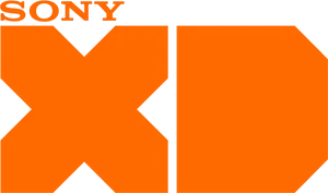 Sony Logo Orange Background PNG image