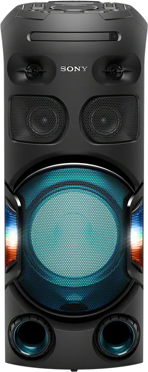 Sony Portable Party Speaker PNG image