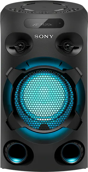 Sony Portable Party Speaker System PNG image